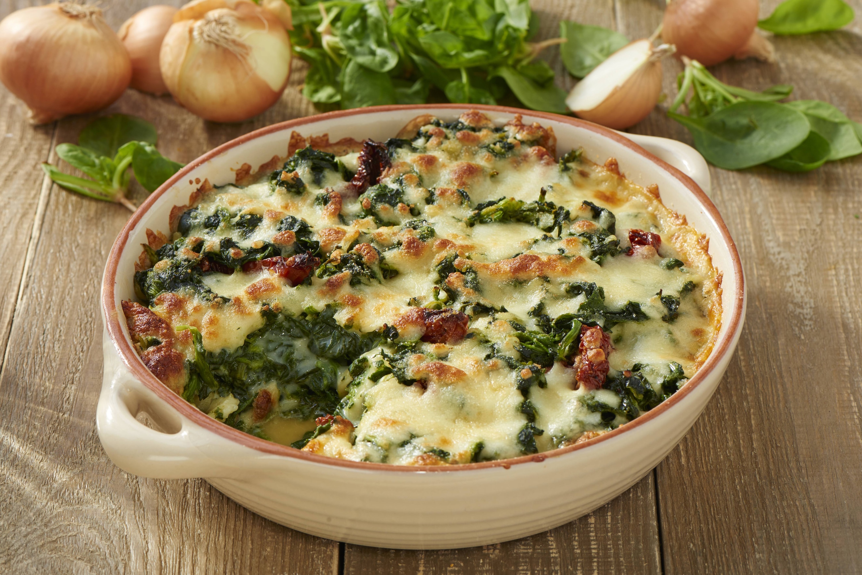 Knorr - Spinat-Tomaten-Gratin