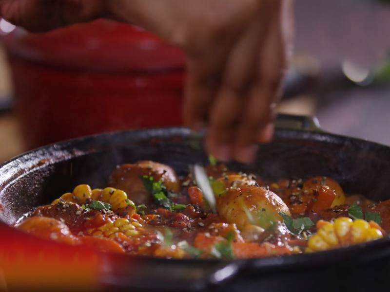 Slow-Cooked Spicy Mutton with Mint 95 Minutes  recipe