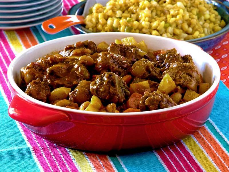 Oxtail Sishebo with Tasty Samp