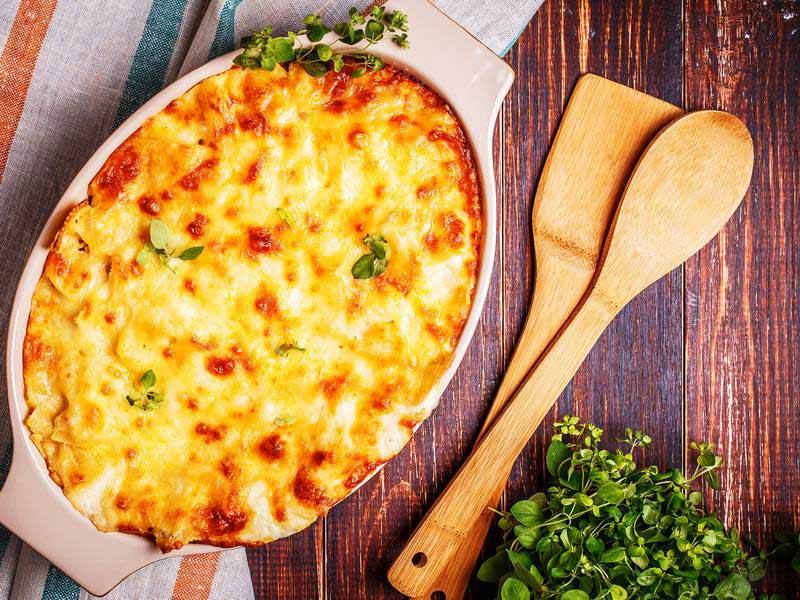 Spicy Pilchard Macaroni Bake
