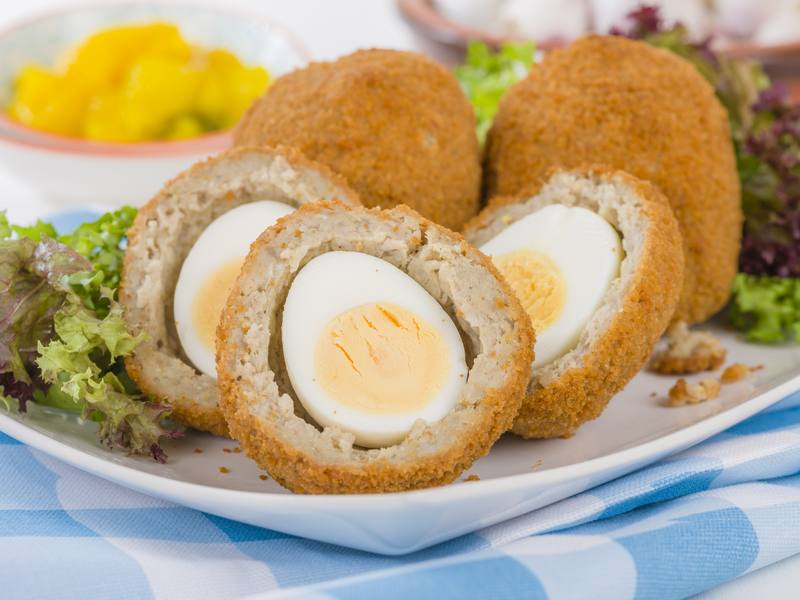 Easter Fried Sausage & Egg