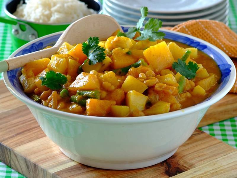 Pumpkin, Sweet Potato & Beans