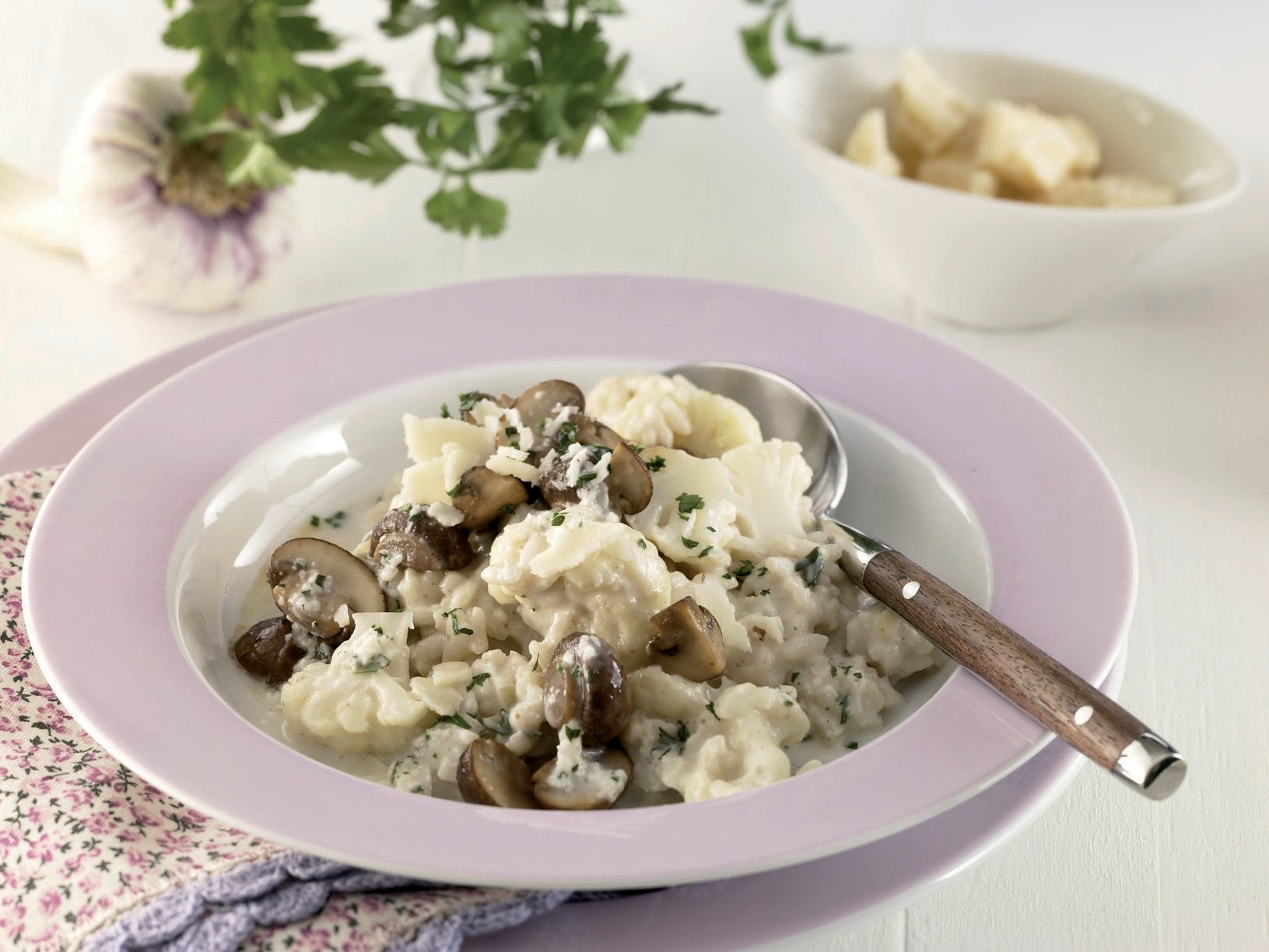 Knorr - Blumenkohl-Pilz-Risotto