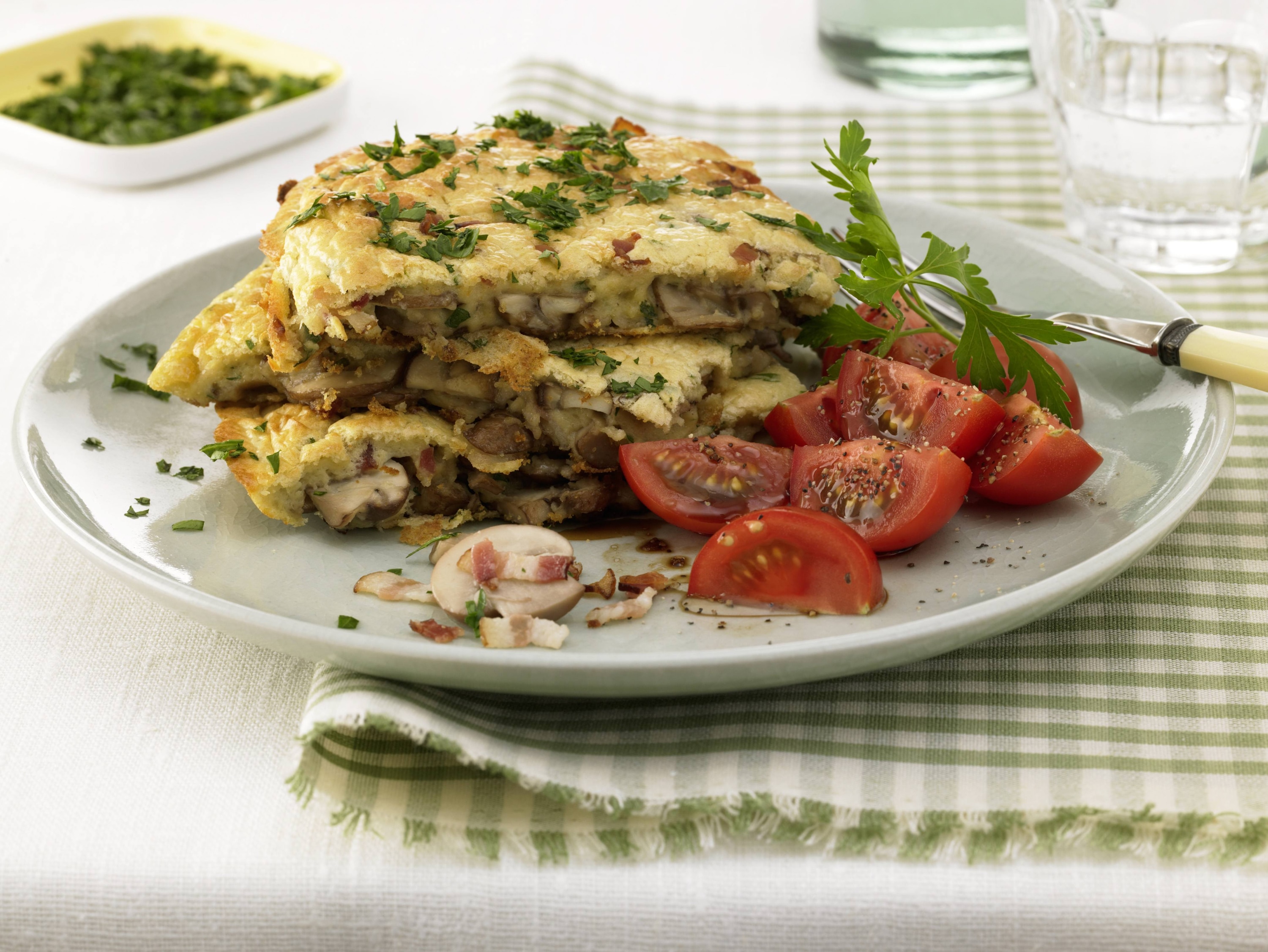 Knorr - Champignon-Shiitake-Speck-Omelette
