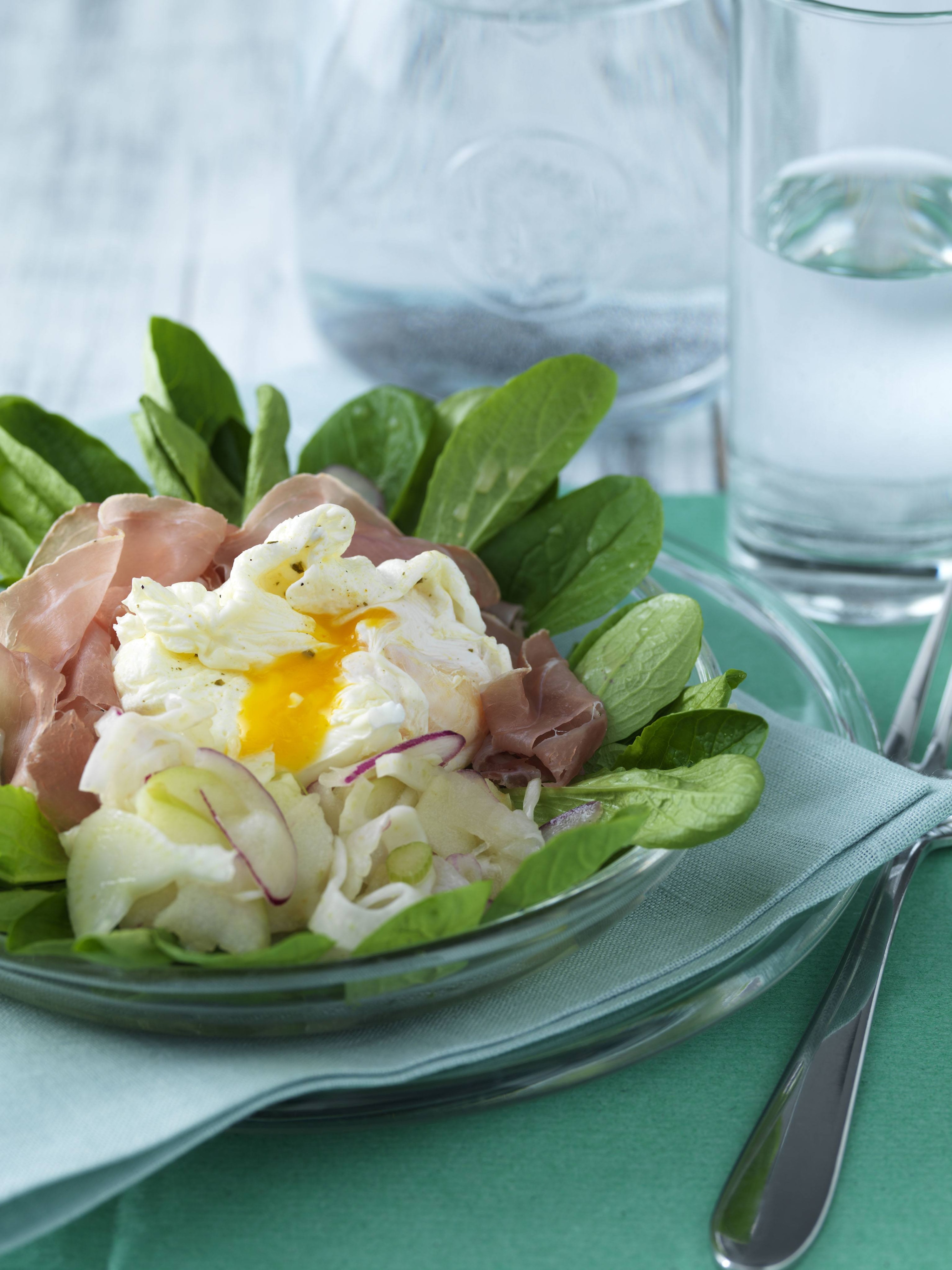 Knorr - Oeuf Poché sur Salade de Légumes