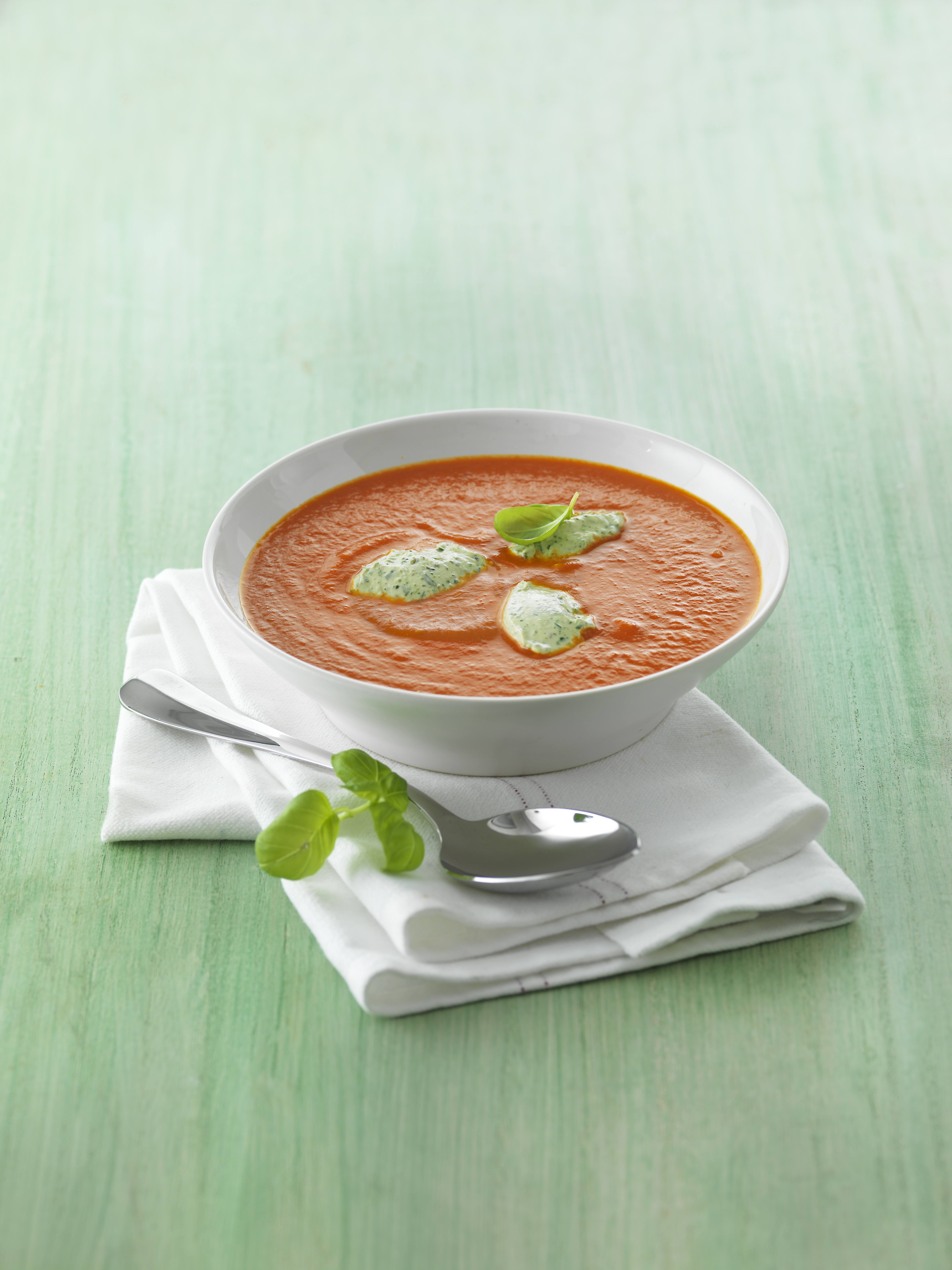 Knorr - Potage de tomates aux boules de basilic