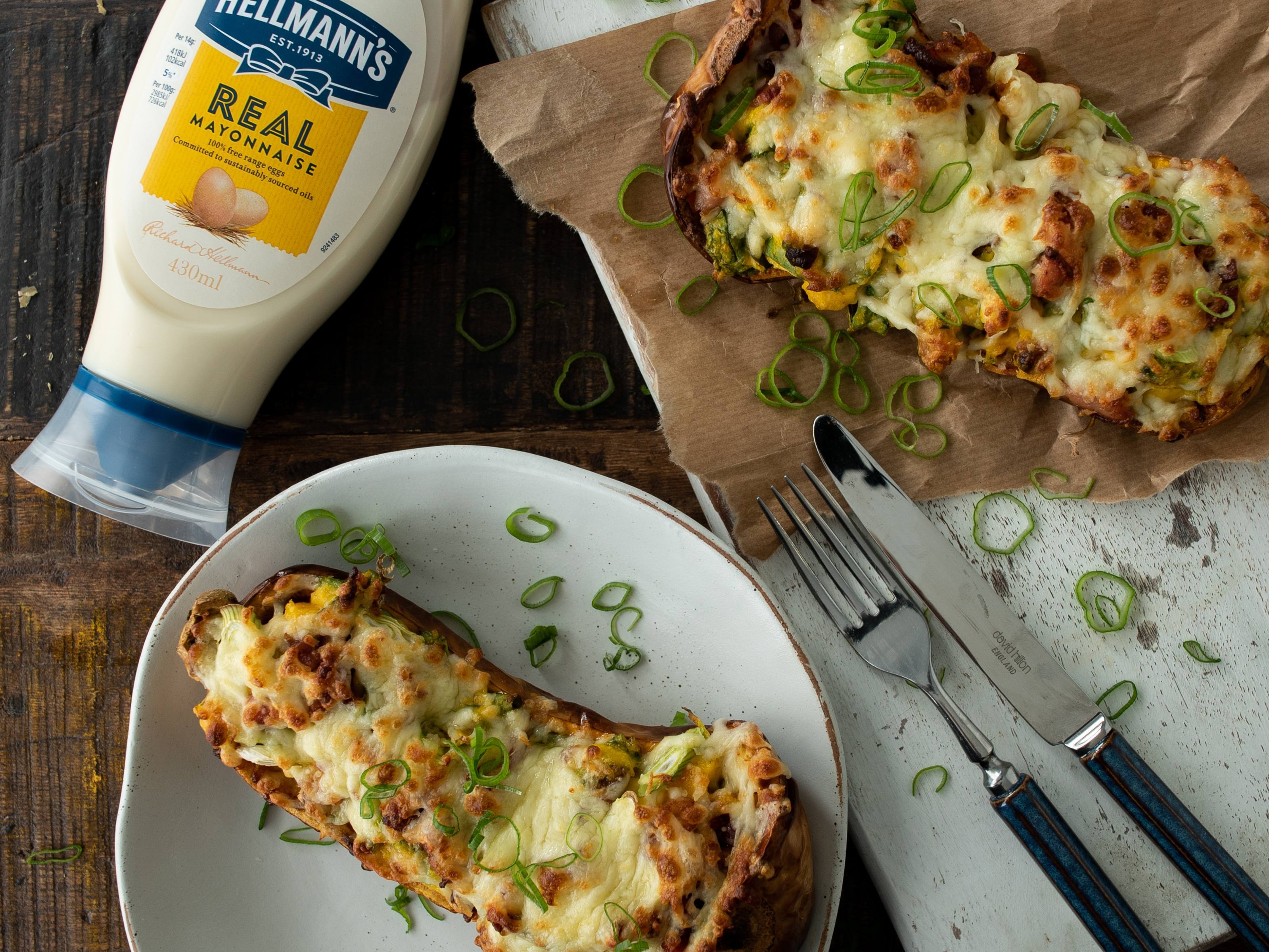Double Baked Cheesy Squash