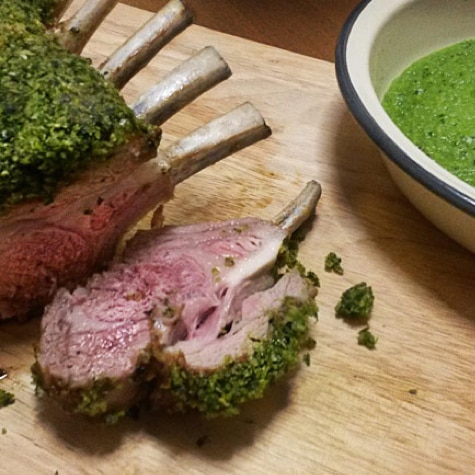 Herb Crusted Rack of Lamb