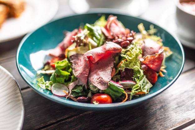 Pastrami and Sausage Salad