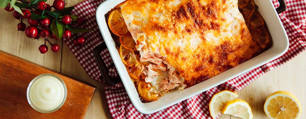 Creamy Baked Salmon