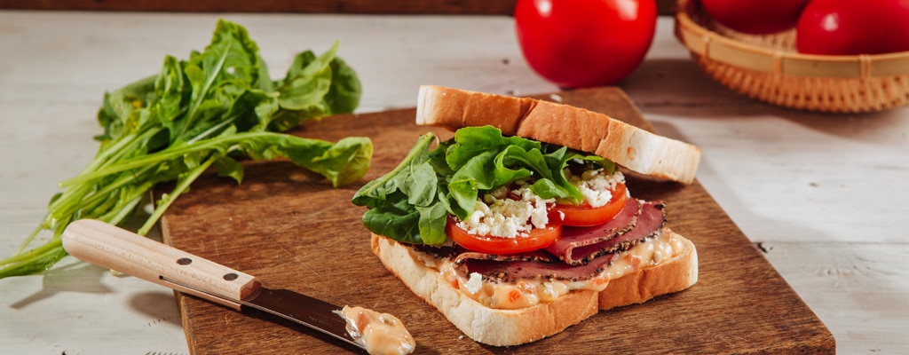 Pastrami Sandwich 10 mins  recipe