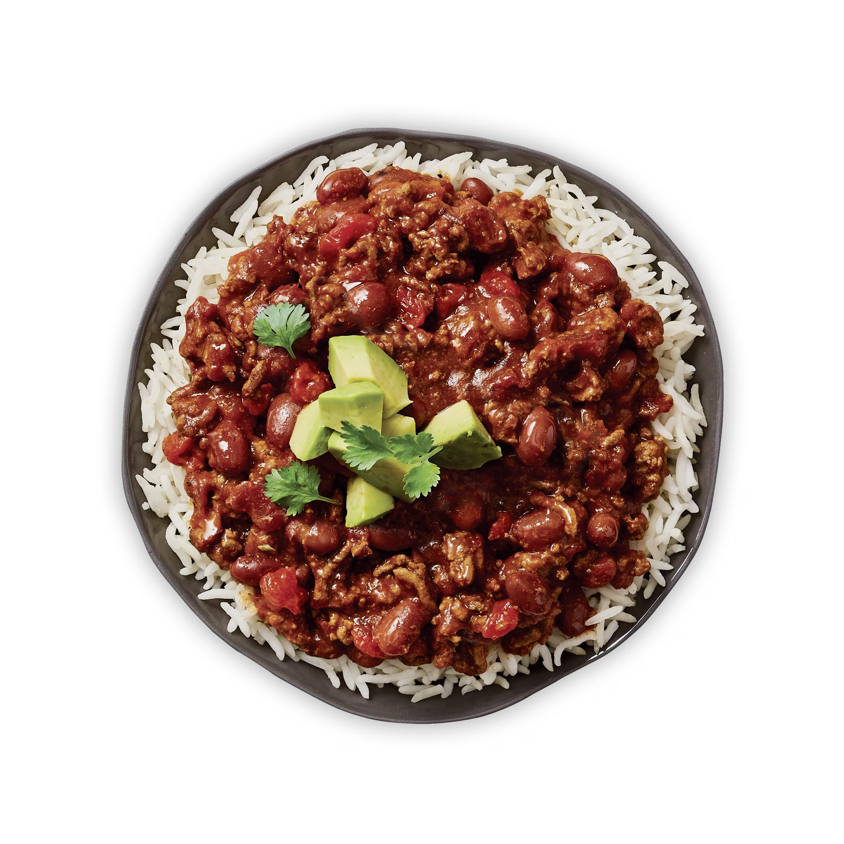 Mexican Beef Chili Plate