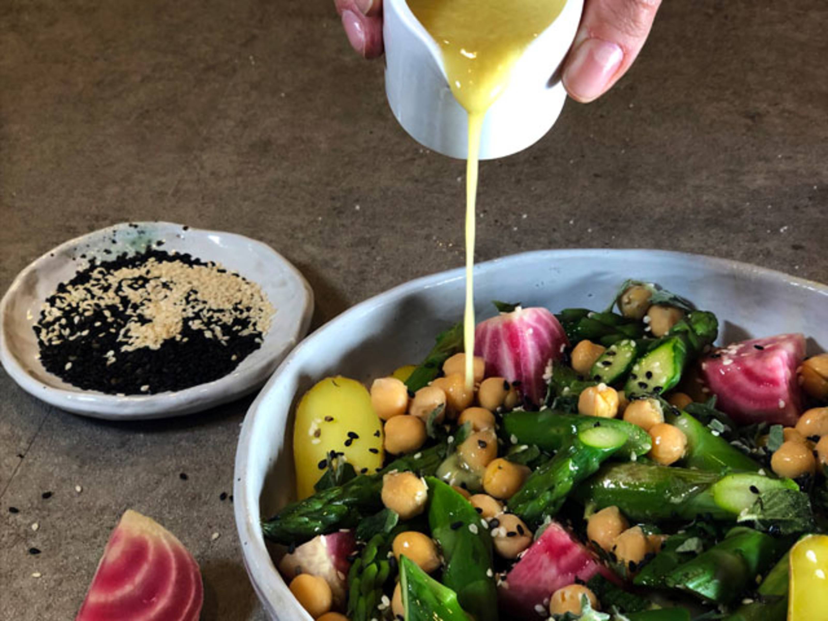 Foto de ensalada de garbanzos