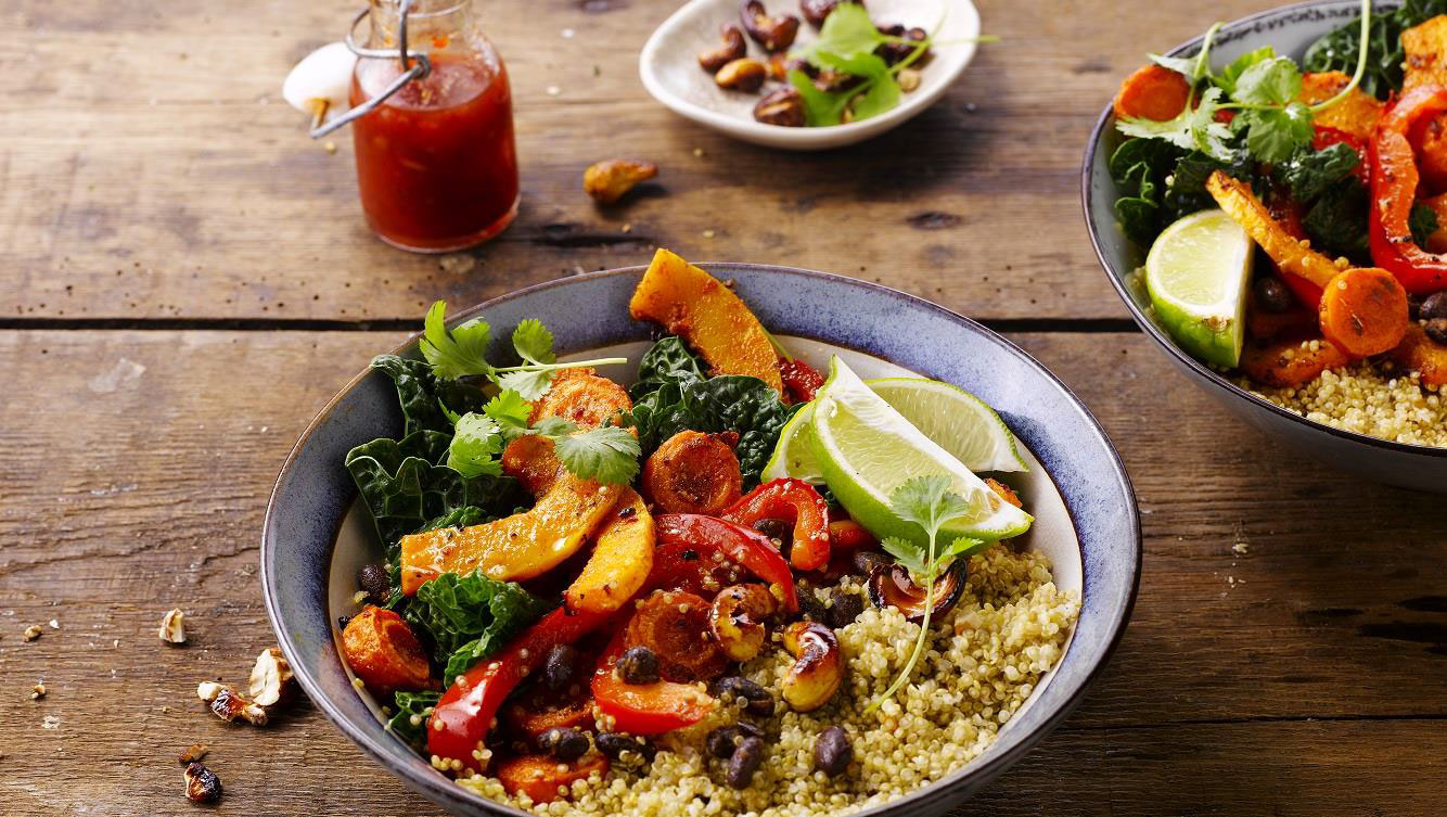 Quinoa con anacardos asados