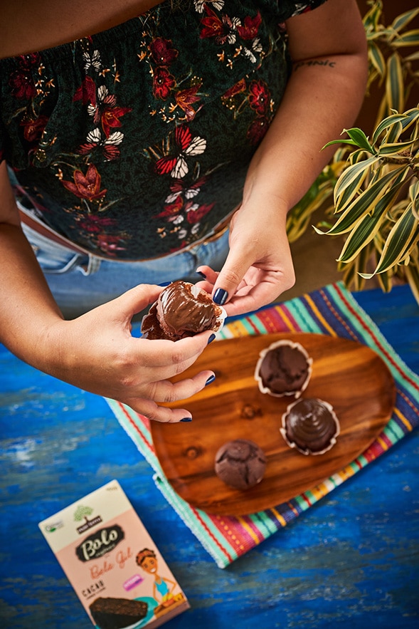 Cupcake Natural com Cobertura de Cacau 90 Minutes  recipe