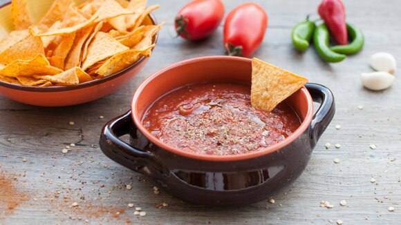 Salsa ranchera de poblano