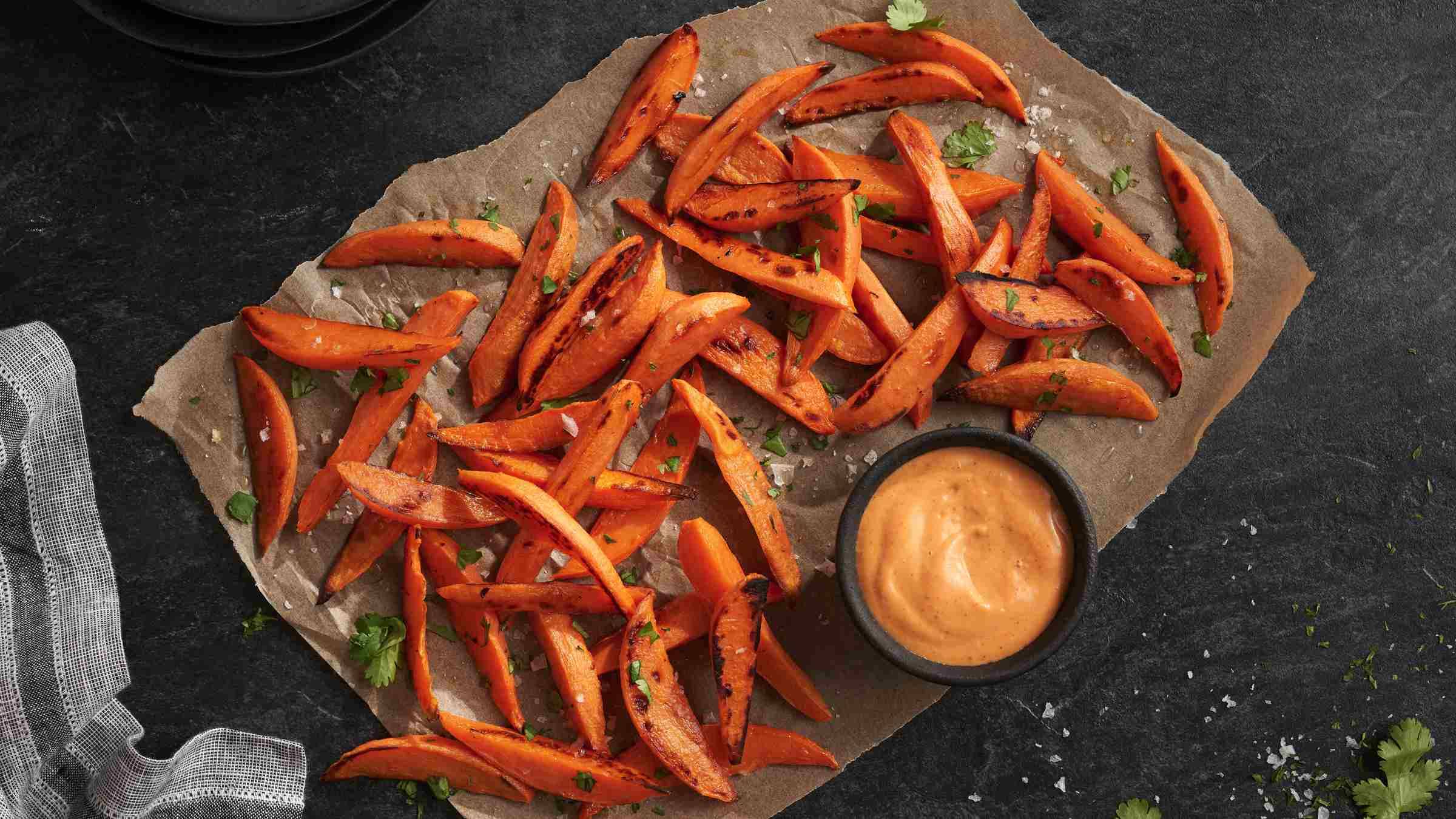 Sweet Potato Fries with Frites Sauce