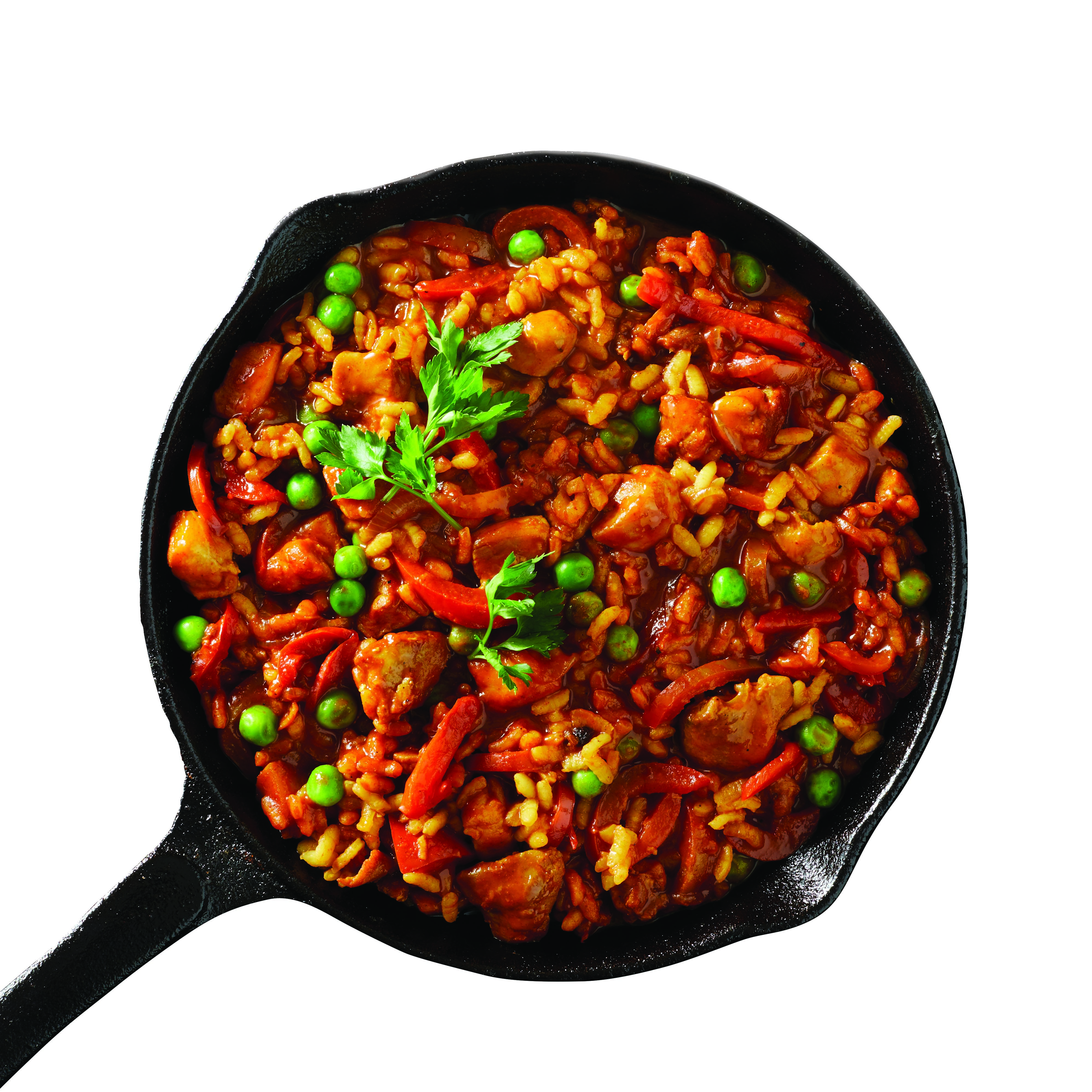 Chicken, Capsicum & Pea Paella