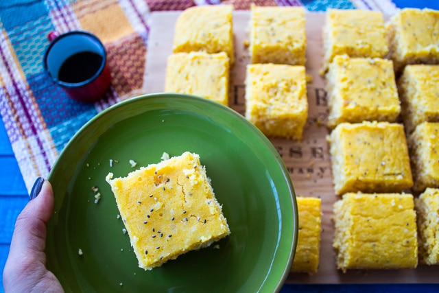 Bolo de Milho com Chia