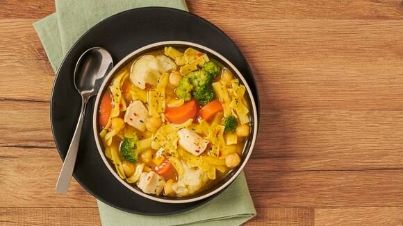 Hearty Chicken & Vegetable Noodle Soup