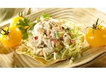 Ensalada de palmitos y vegetales