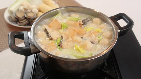 鮮豆漿脘魚片湯底