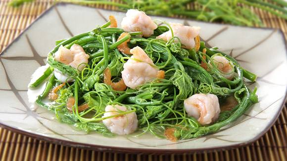 金勾蝦仁龍鬚菜