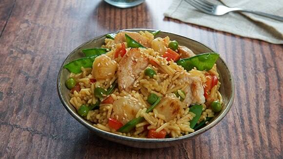 Pineapple & Chicken Fried Rice