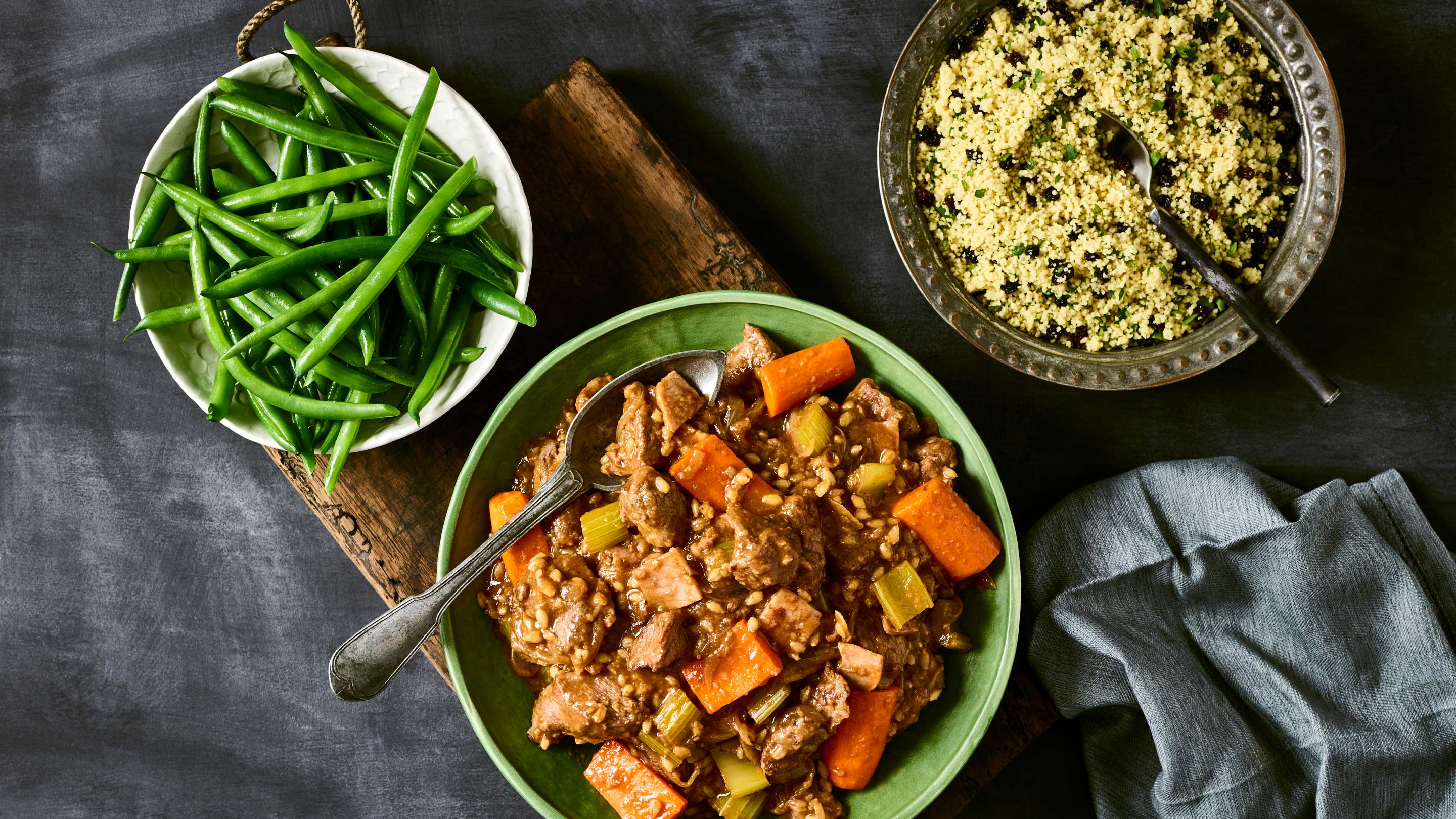 Slow Cooked Beef & Barley Stew