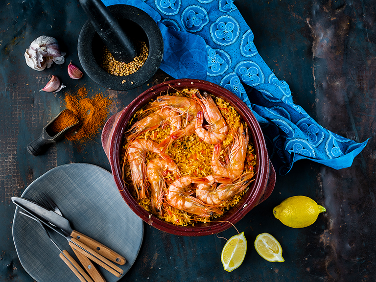 Prawn Jollof Rice