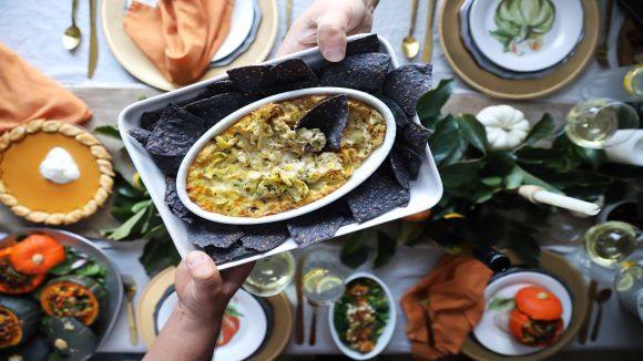 Mixed Vegetable Artichoke Dip