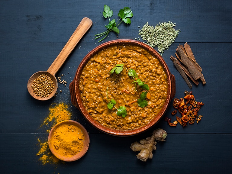 Spicy Coconut Lentil Soup