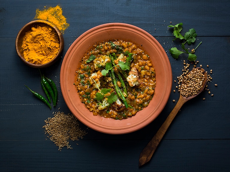 Cauliflower Bean Curry