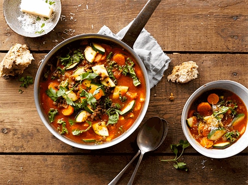 Italian Lentil and Spinach Soup