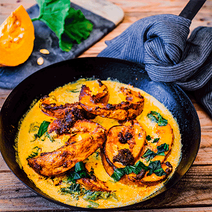 One Pan Pumpkin Leaf Sishebo