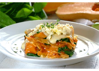 Spinach, Butternut & Feta Lasagne