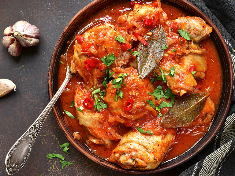 Spicy Chicken Stew with Vegetables