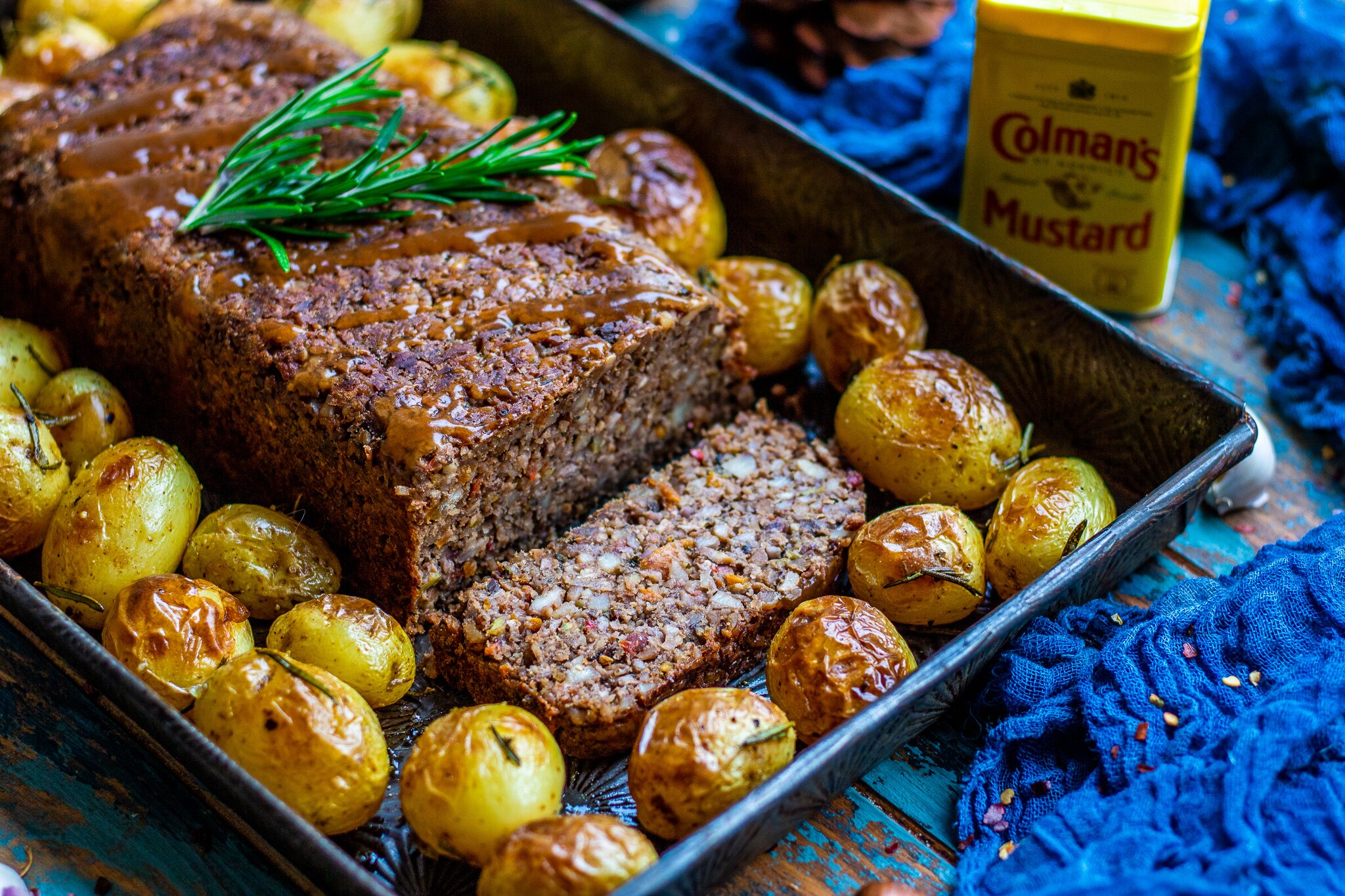 Chestnut & Mushroom Nut Roast Vegan Colman's UK