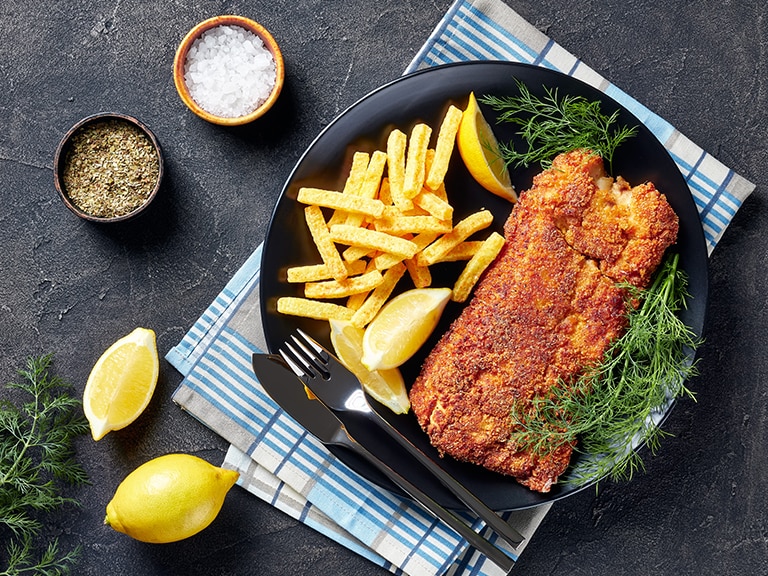 Hake and Chips