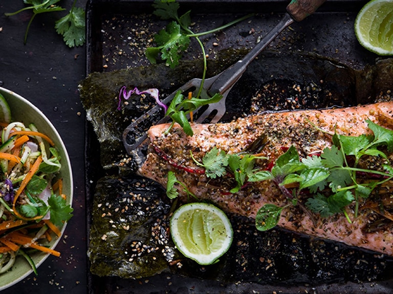 Salmon with Vegetables