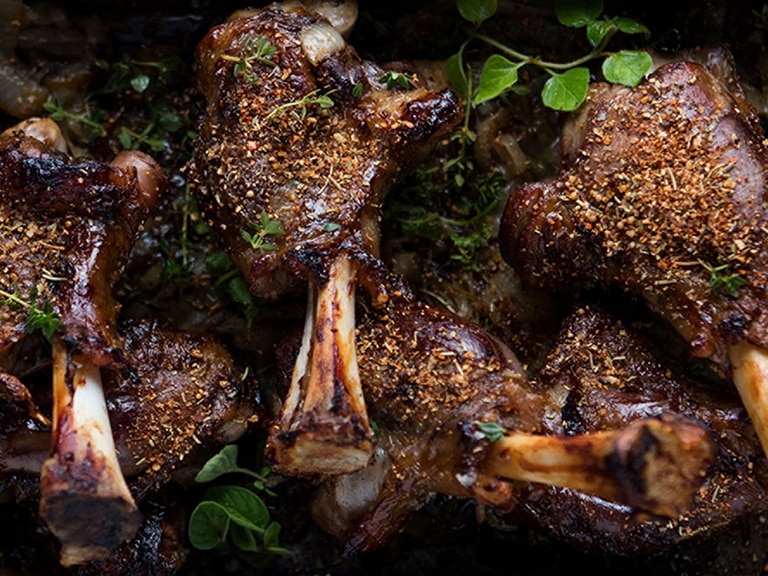 Slow Roasted Lamb Shanks