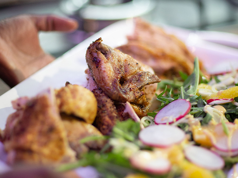 Moroccan Stuffed Chicken