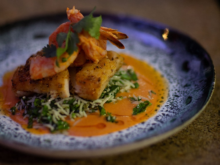 Cajun Creole Crusted Hake