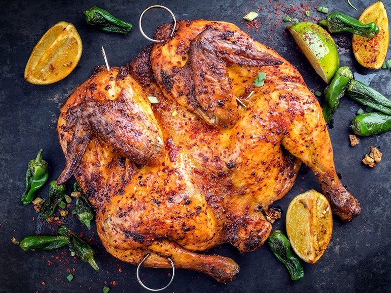 Butterflied Portuguese Chicken with Lemon Mayonnaise