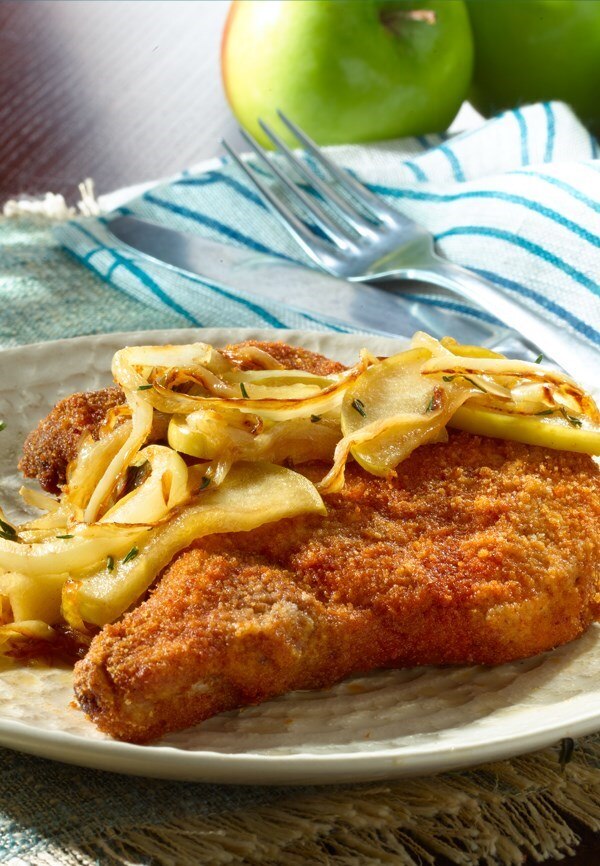 Chipotle Pork Chops with Apples and Onions Best Foods™ New Zealand