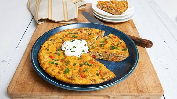 Frittata estilo español