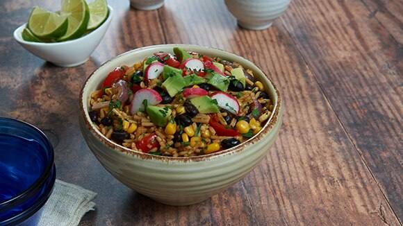 Tazón de tacos vegetarianos 25 mins  recipe