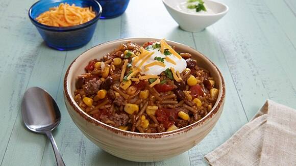 Chili fácil en sartén