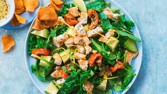 Spinach and Kale Salad