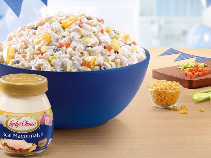 Corned Chicken Macaroni Salad